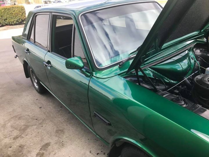 Green Classic Car